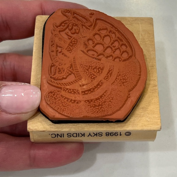 RUBBER STAMPS LOT OF 5: Vintage Rubber Stamps from Sky Kids Inc. from 1997 & ‘98 - Picture 7 of 11